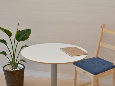 Empty, clean room with natural light, ready for a workout.